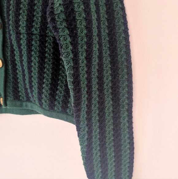 J. Crew Sweater Lady Jacket in Chevron Stripe - Picture 4 of 6